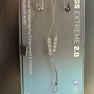 GS Extreme 2.0 Black Bluetooth Earbuds